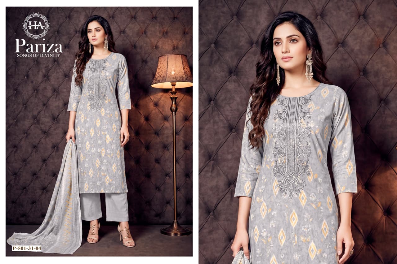 Pariza Harshit Fashion Cotton Karachi Salwar Suits Wholesale