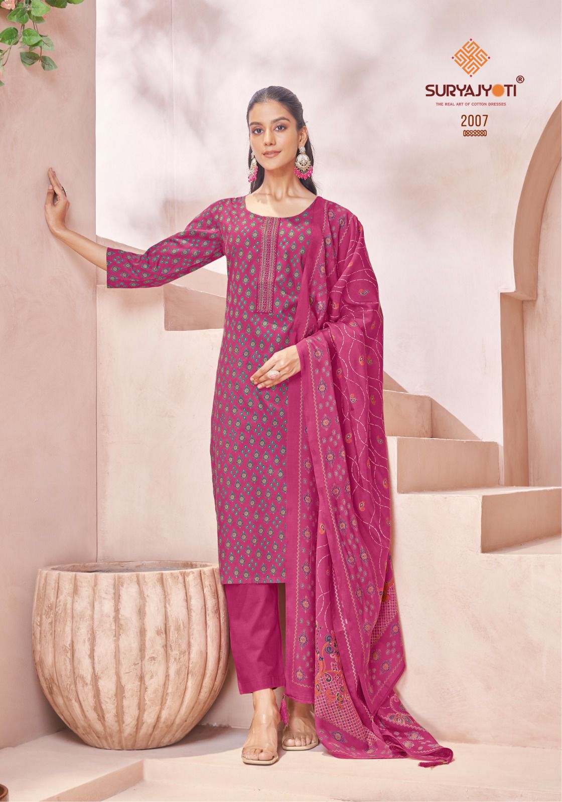 Pariza Vol 2 Suryajyoti Readymade Cotton Pant Suits Wholesaler India