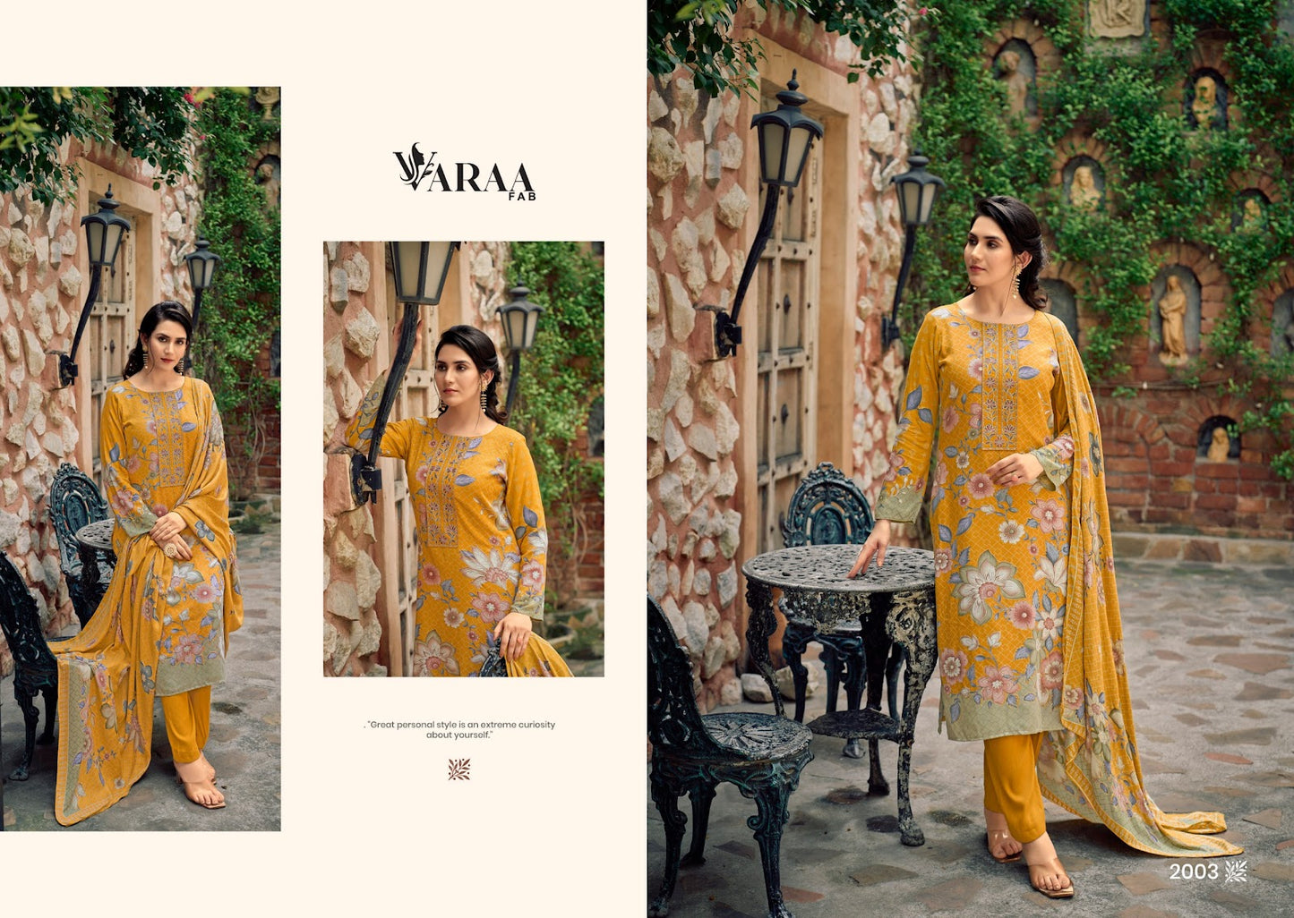Parizaad 2 Varaa Fab Viscose Pashmina Suits Wholesaler Ahmedabad