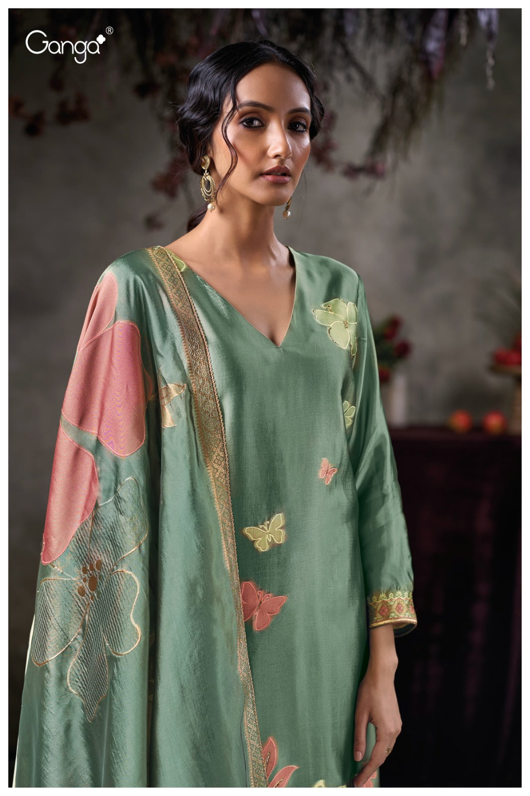Parizel 3767 Ganga Premium Viscose Plazzo Style Suits Wholesaler Gujarat