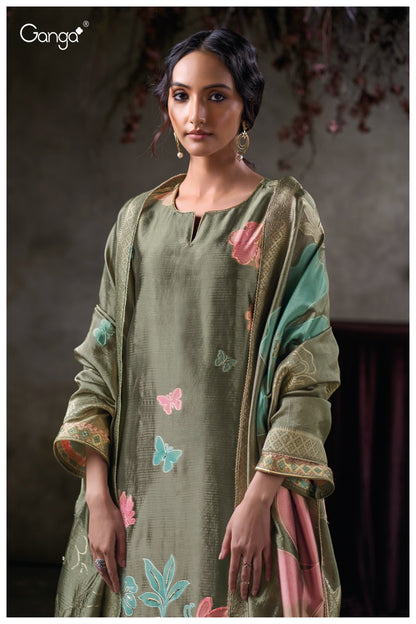Parizel 3767 Ganga Premium Viscose Plazzo Style Suits Wholesaler Gujarat