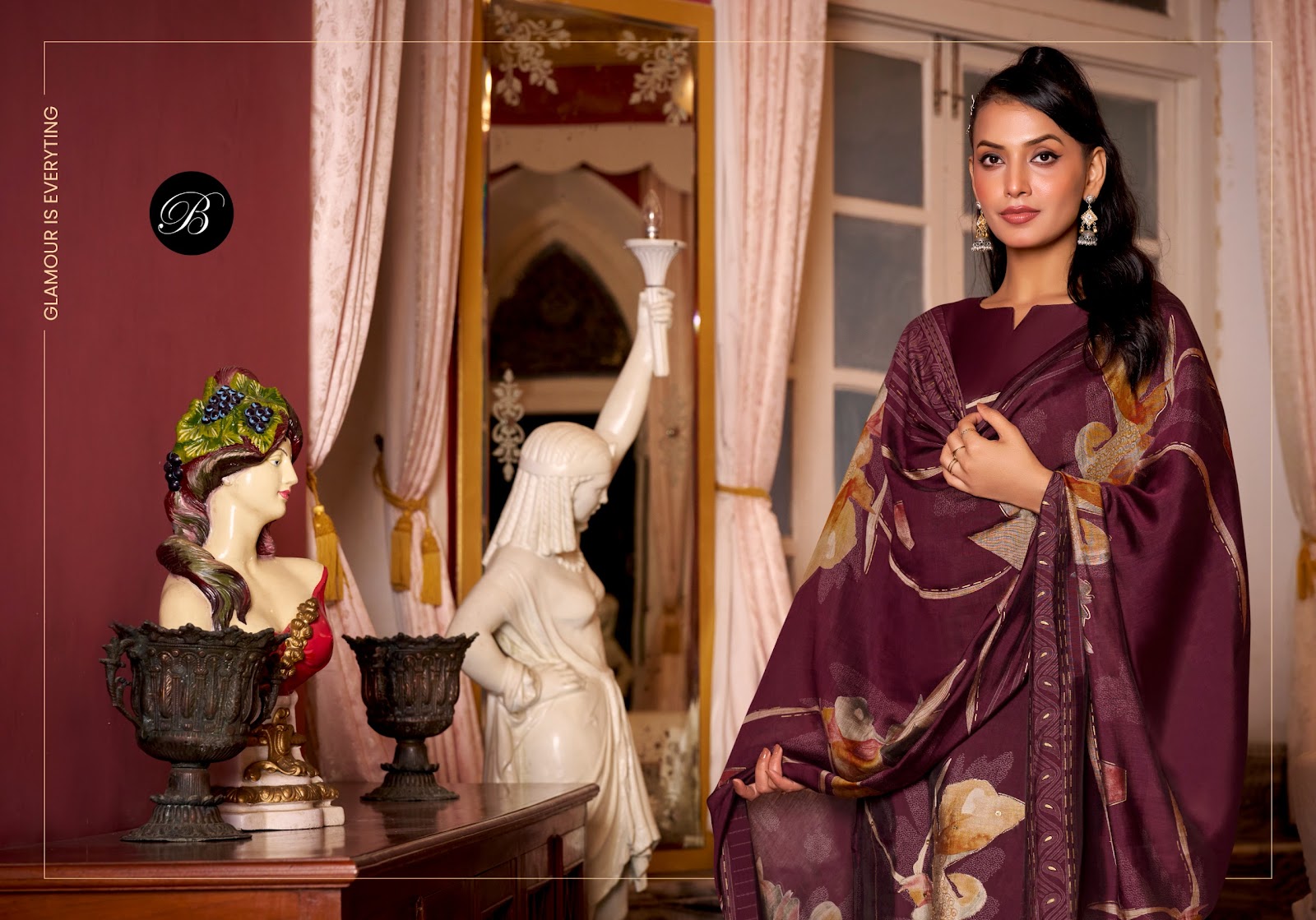 Parnika 911 Series Belliza Designer Studio Viscose Muslin Pakistani Salwar Suits Wholesale Price