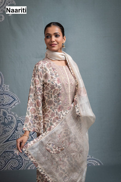 Parnoo 2713 Naariti Muslin Pant Style Suits Wholesale Rate
