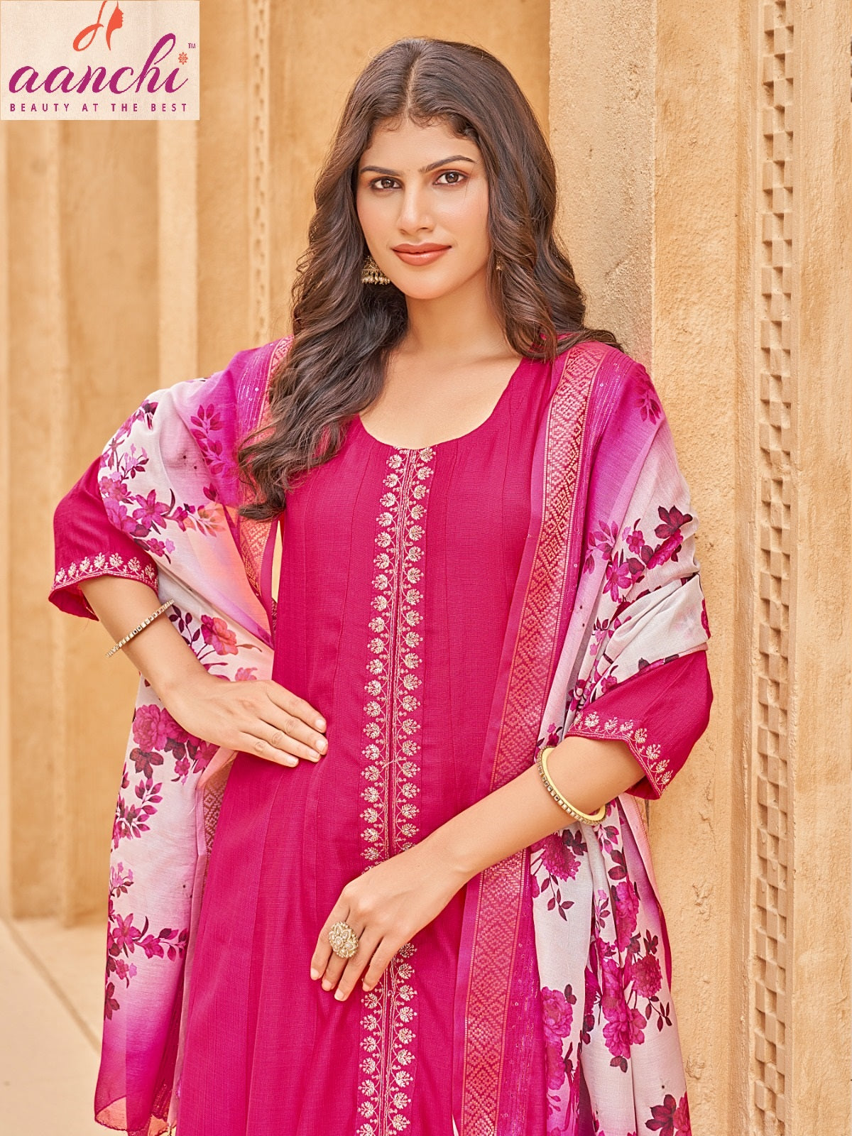 Parrot Aanchi Vatican Readymade Anarkali Suits Exporter Ahmedabad