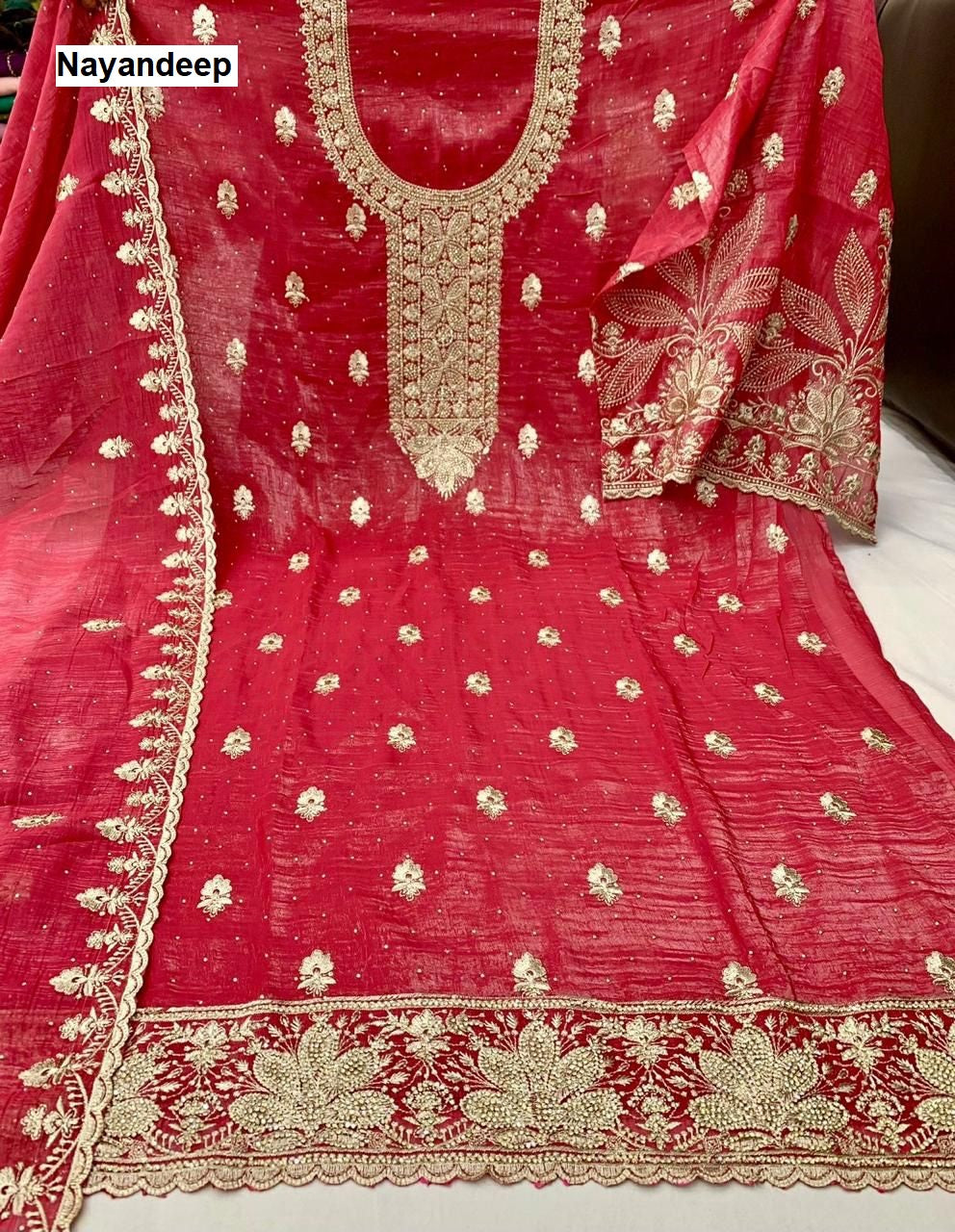 Parul Nayandeep Silk Salwar Suits Supplier Gujarat