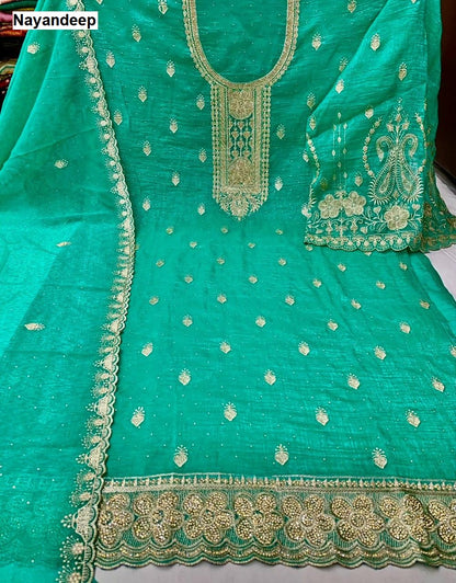 Parul Nayandeep Silk Salwar Suits Supplier Gujarat