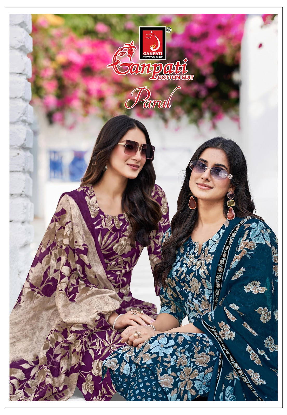 Parul Vol 15 Ganpati Cotton Dress Material Exporter India