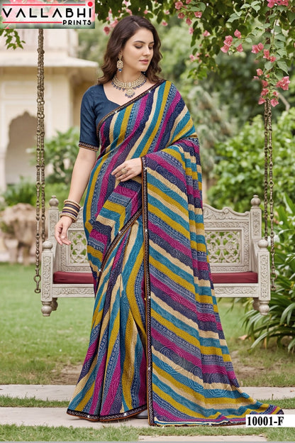 Parvana Vol 10 Vallabhi Prints Dull Moss Sarees Manufacturer