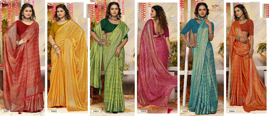 Parvana Vol 3 Vallabhi Prints Brasso Sarees Wholesaler Gujarat