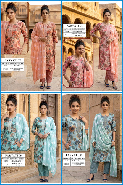 Parvati 1403 Viyaa Capsule Readymade Pant Style Suits Exporter India