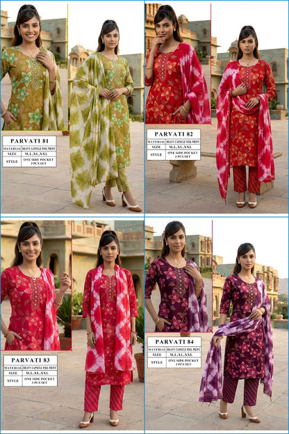 Parvati 1403 Viyaa Capsule Readymade Pant Style Suits Exporter India