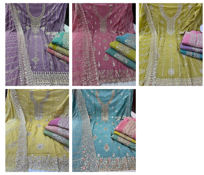 Parvati Nayandeep Pure Viscose Salwar Suits Wholesaler