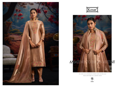 Parwaz Kesar Bemberg Silk Karachi Salwar Suits Wholesale Price