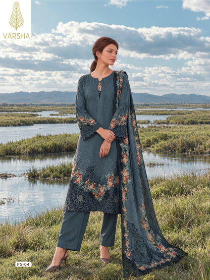 Pasha Varshaa Viscose Pashmina Suits Exporter India