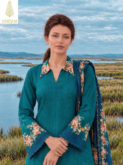 Pasha Varshaa Viscose Pashmina Suits Exporter India