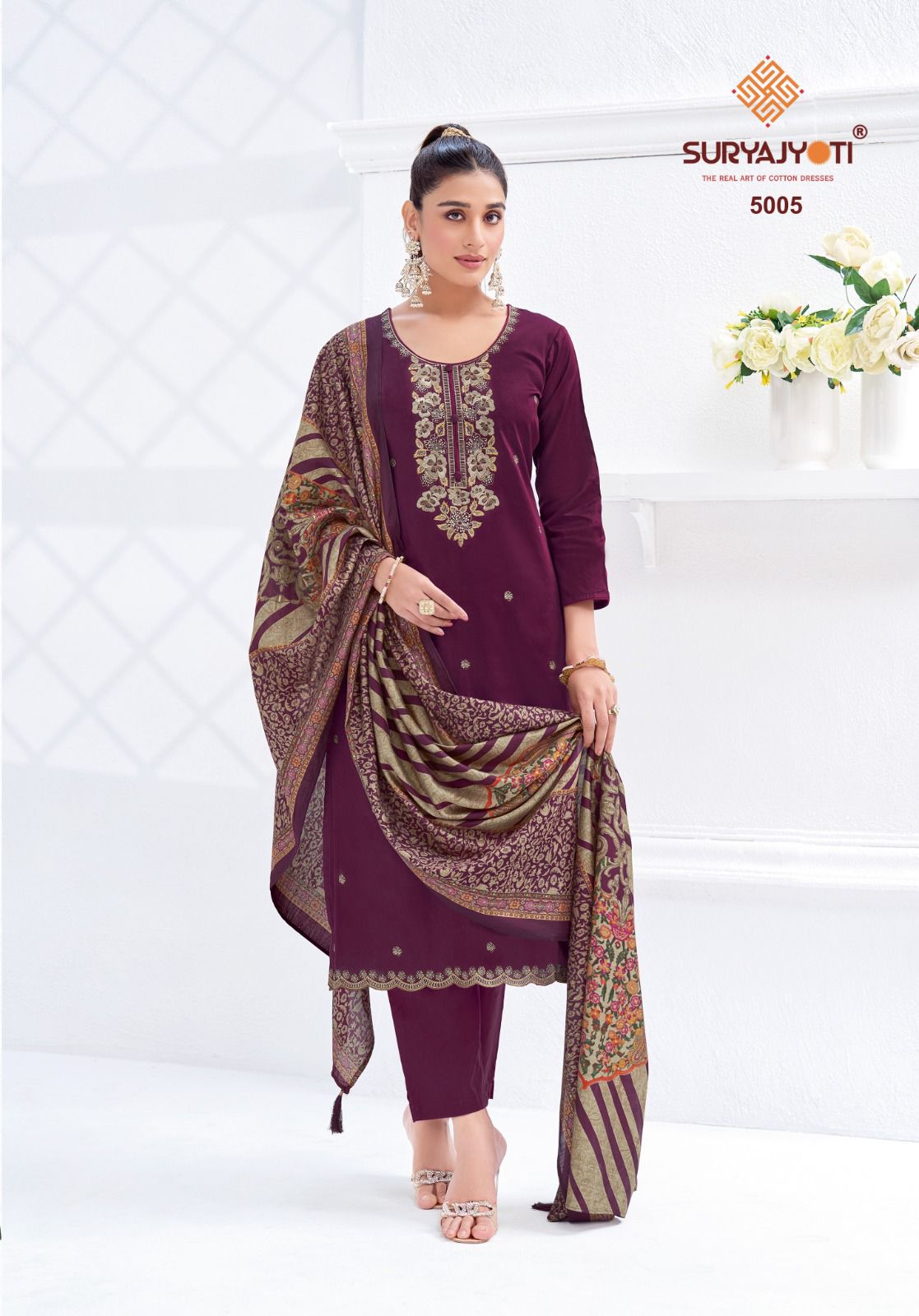 Pashan Vol 5 Suryajyoti Jam Satin Pant Style Suits Wholesaler India