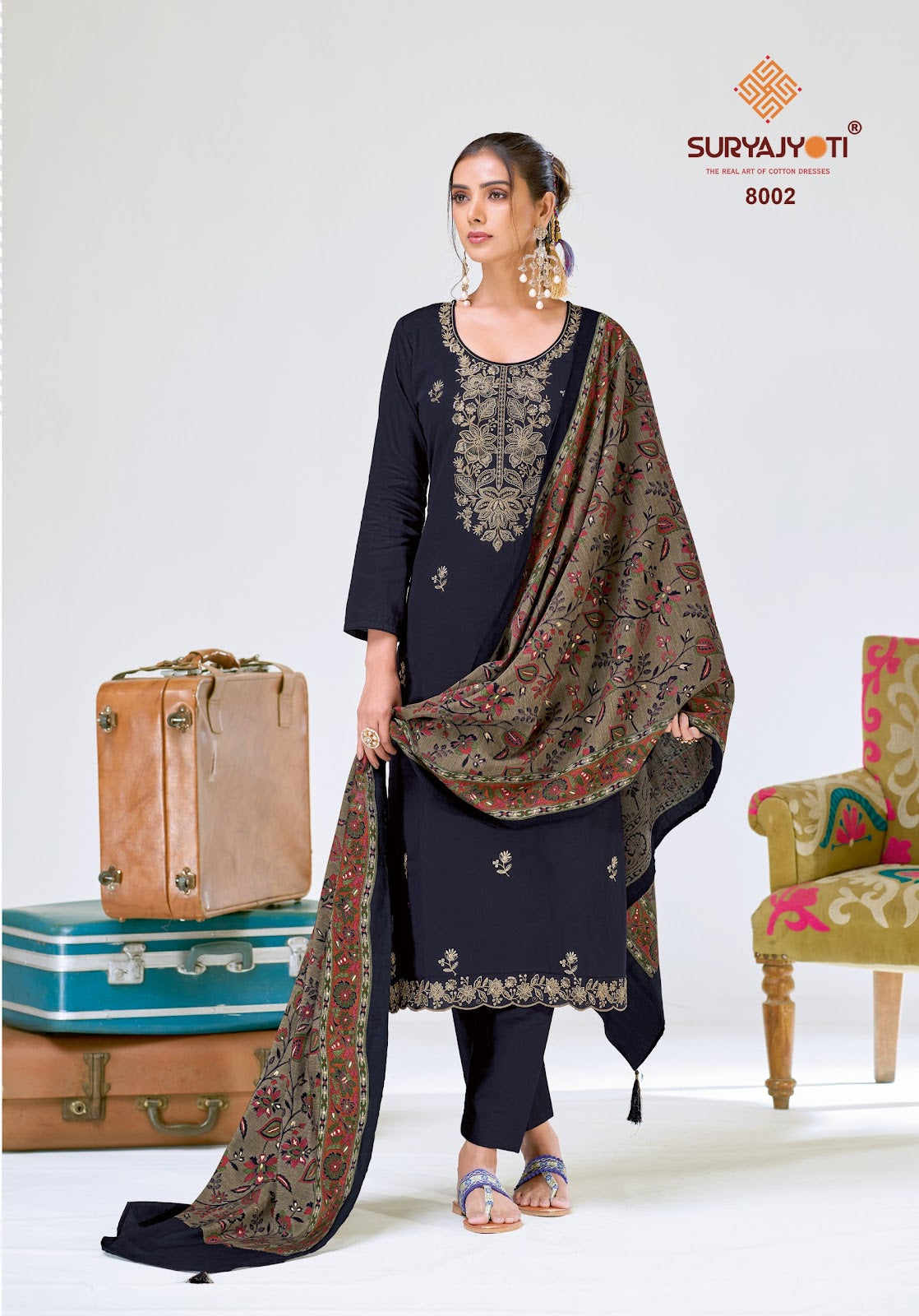 Pashan Vol 8 Suryajyoti Jaam Satin Pant Style Suits Wholesale Rate