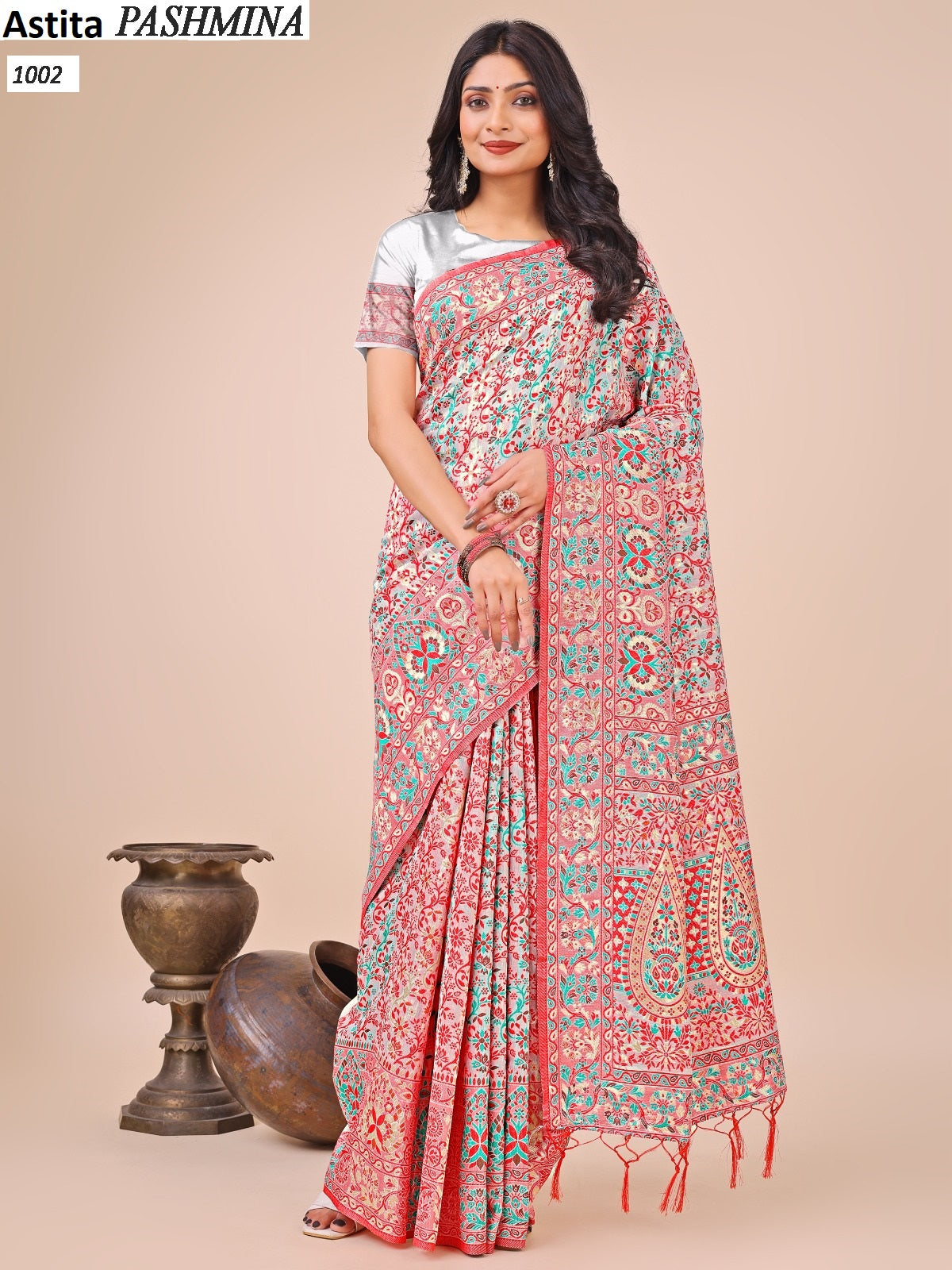 Pashmina 1001-1004 Astita Cotton Sarees Wholesale Price