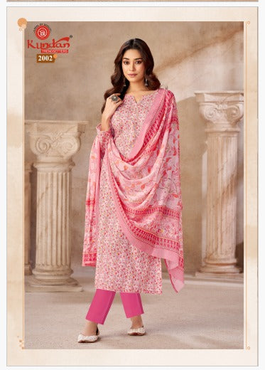 Pashmina Gold Vol 2 Kundan Cotton Dress Material Supplier India