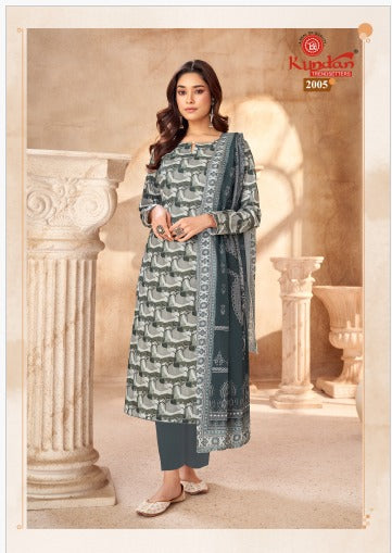 Pashmina Gold Vol 2 Kundan Cotton Dress Material Supplier India