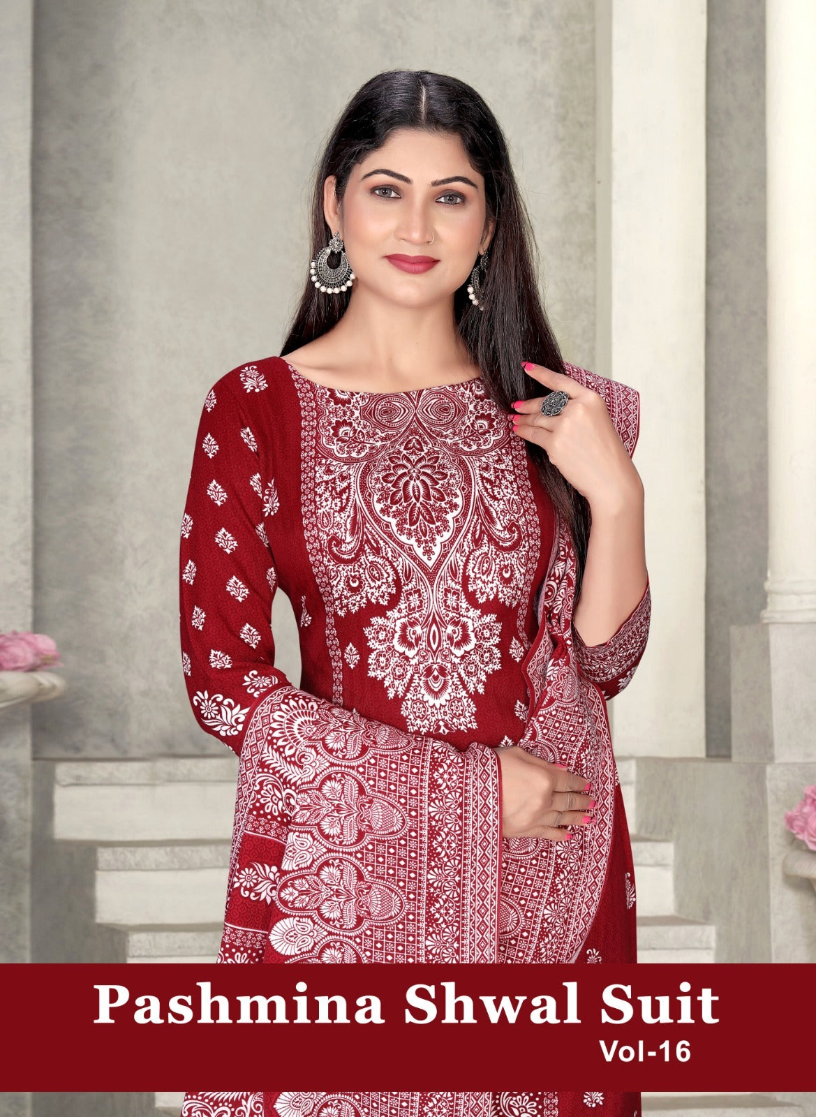 Pashmina Shwal Vol 16 Sat Pant Style Suits Manufacturer