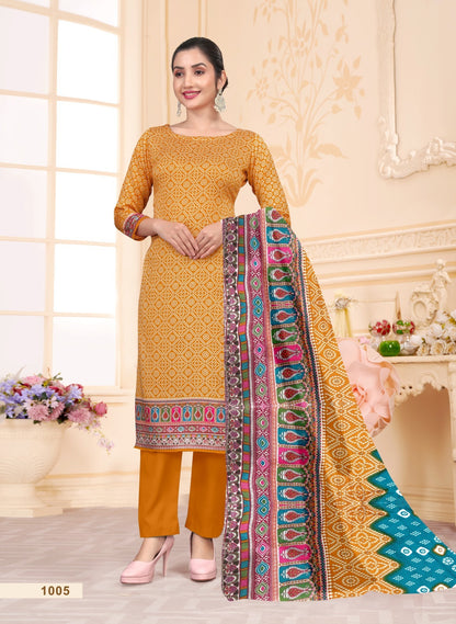 Pashmina Shwal Vol 18 Sat Pant Style Suits Wholesale Price