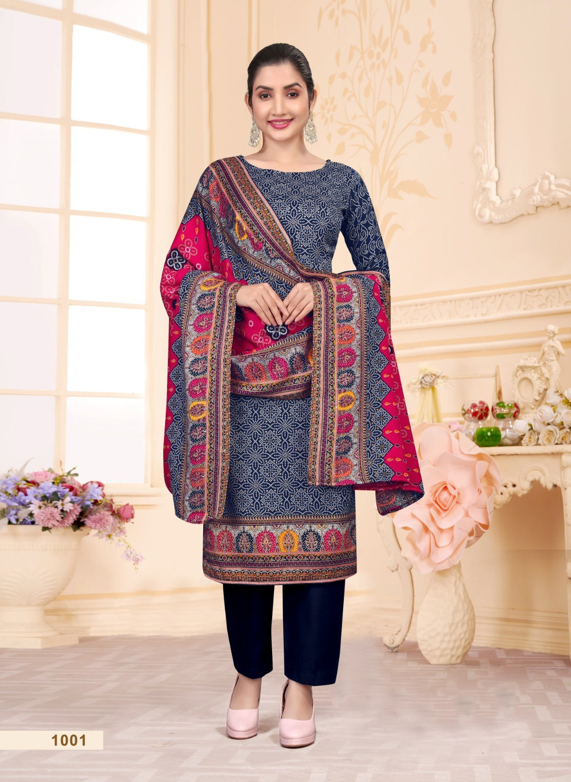 Pashmina Shwal Vol 18 Sat Pant Style Suits Wholesale Price