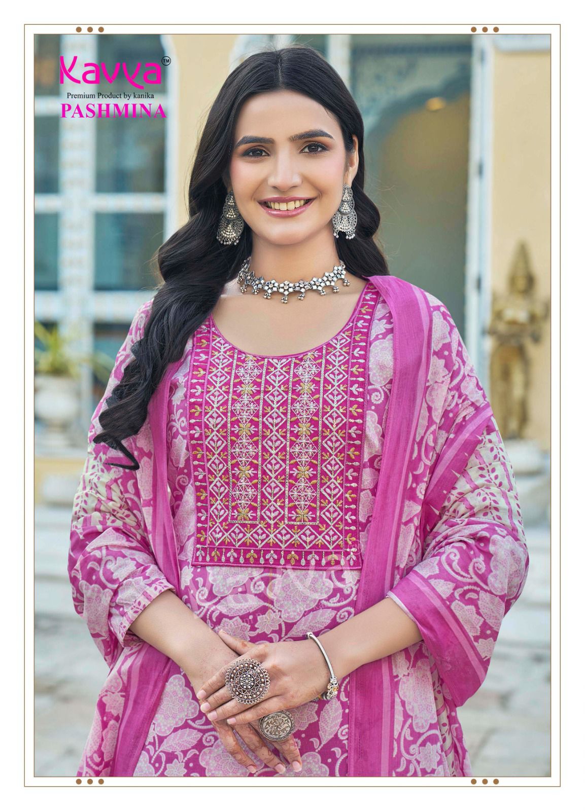 Pashmina Vol 12 Kavya Cotton Readymade Pant Style Suits Wholesale Price