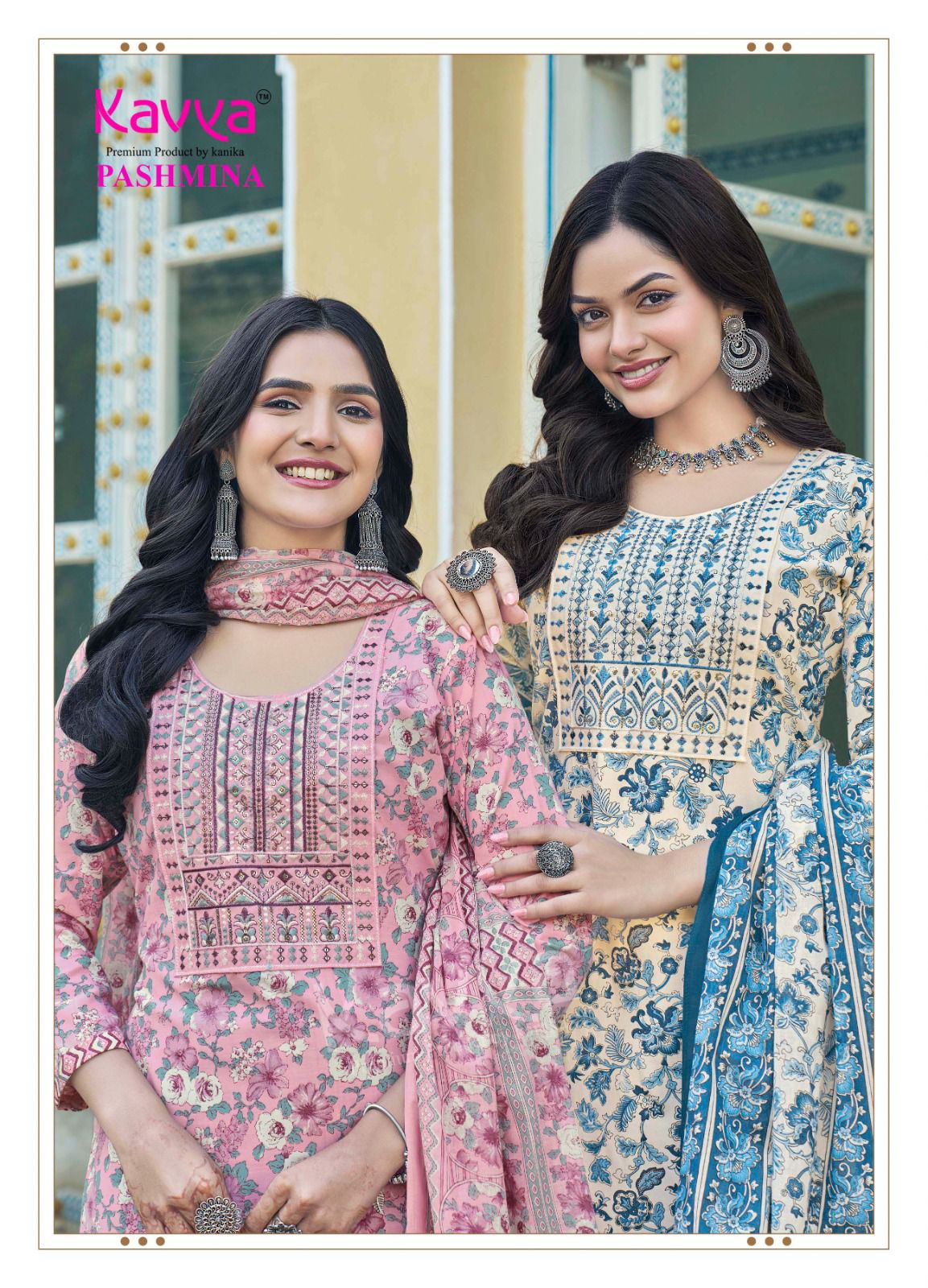 Pashmina Vol 12 Kavya Cotton Readymade Pant Style Suits Wholesale Price