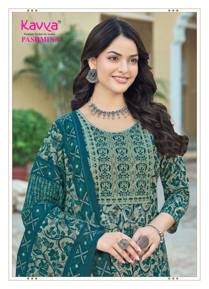 Pashmina Vol 12 Kavya Cotton Readymade Pant Style Suits Wholesale Price
