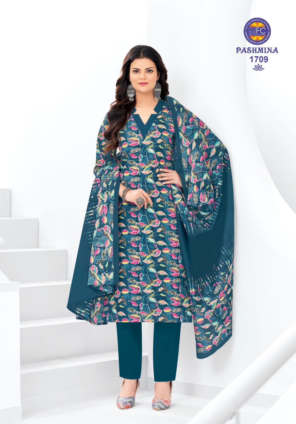 Pashmina Vol 17 Mfc Readymade Cotton Pant Suits Wholesale