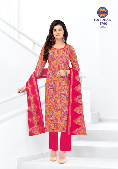 Pashmina Vol 17 Mfc Readymade Cotton Pant Suits Wholesale