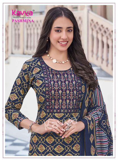 Pashmina Vol 18 Kavya Cotton Readymade Pant Style Suits Wholesaler