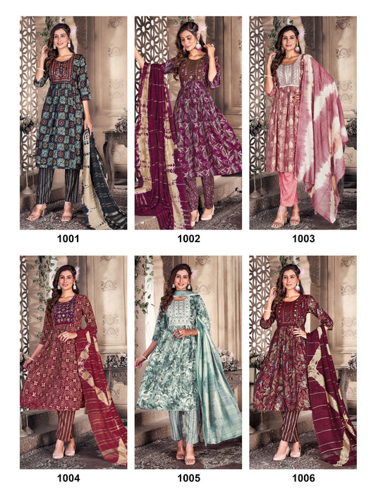 Pashmina Vol 1 Kt Capsule Print Readymade Pant Style Suits Wholesaler