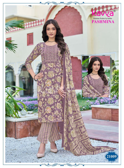 Pashmina Vol 21 Kavya Readymade Cotton Pant Suits Wholesale Rate
