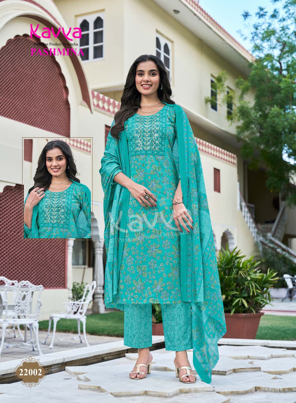 Pashmina Vol 22 Kavya Cotton Readymade Pant Style Suits Wholesale