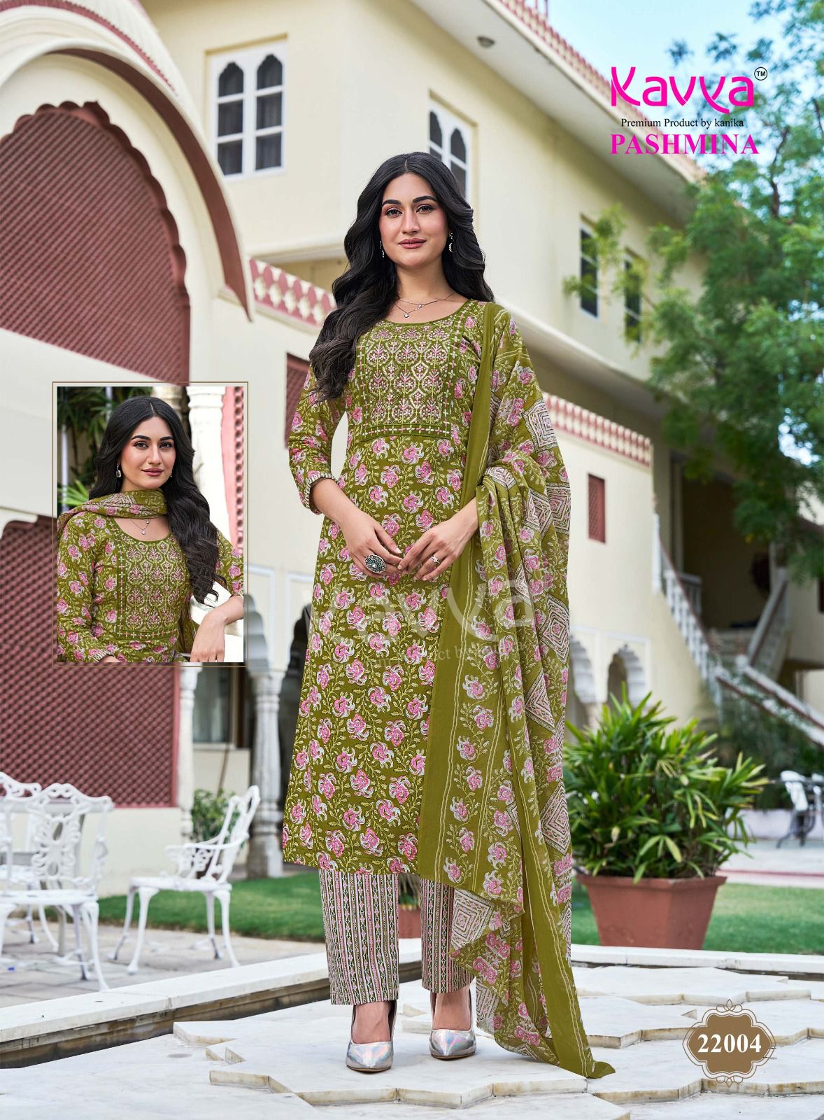 Pashmina Vol 22 Kavya Cotton Readymade Pant Style Suits Wholesale