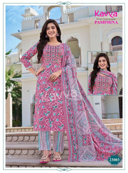 Pashmina Vol 23 Kavya Readymade Cotton Pant Suits Supplier India
