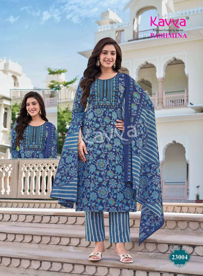 Pashmina Vol 23 Kavya Readymade Cotton Pant Suits Supplier India