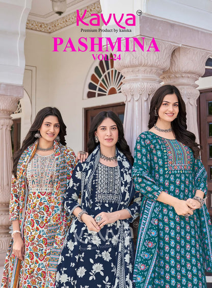 Pashmina Vol 24 Kavya Readymade Cotton Pant Suits Wholesaler