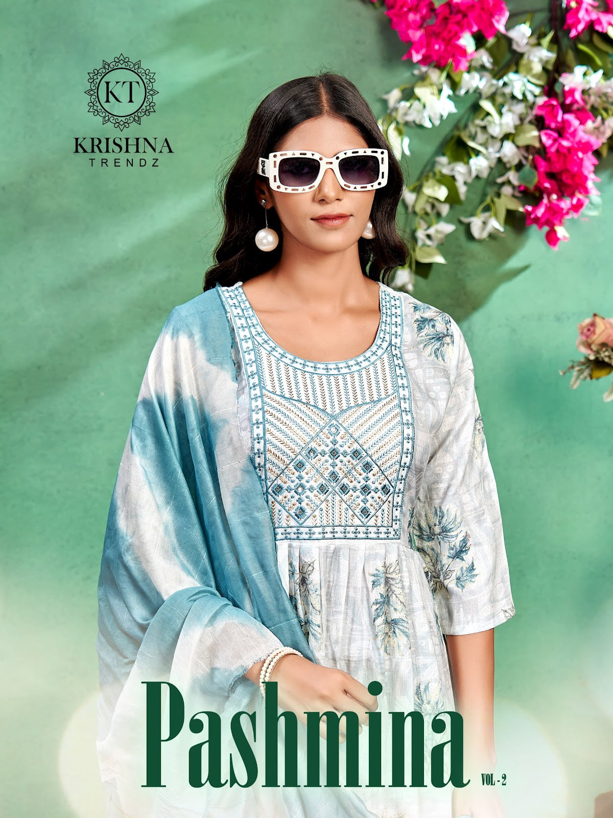 Pashmina Vol 2 Kt Capsule Readymade Pant Style Suits Exporter Gujarat