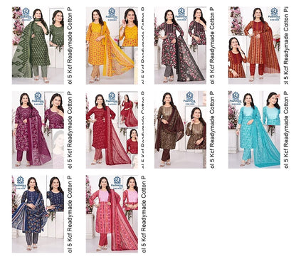 Pashmina Vol 5 Kcf Readymade Cotton Pant Suits Wholesaler Gujarat