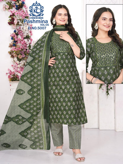 Pashmina Vol 5 Kcf Readymade Cotton Pant Suits Wholesaler Gujarat