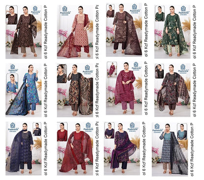 Pashmina Vol 6 Kcf Readymade Cotton Pant Suits Exporter Gujarat