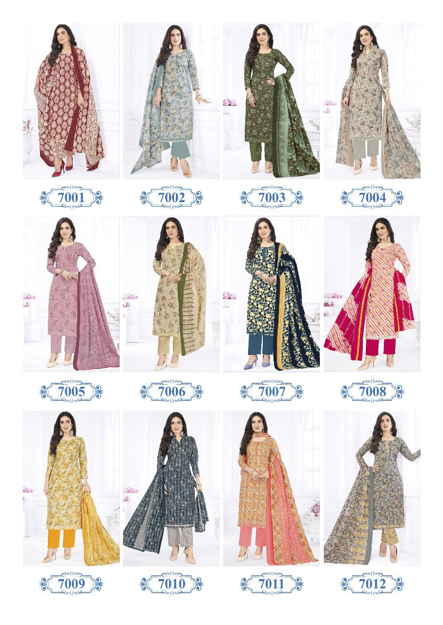 Pashmina Vol 7 Mangal Shree Fabrics Cotton Dress Material