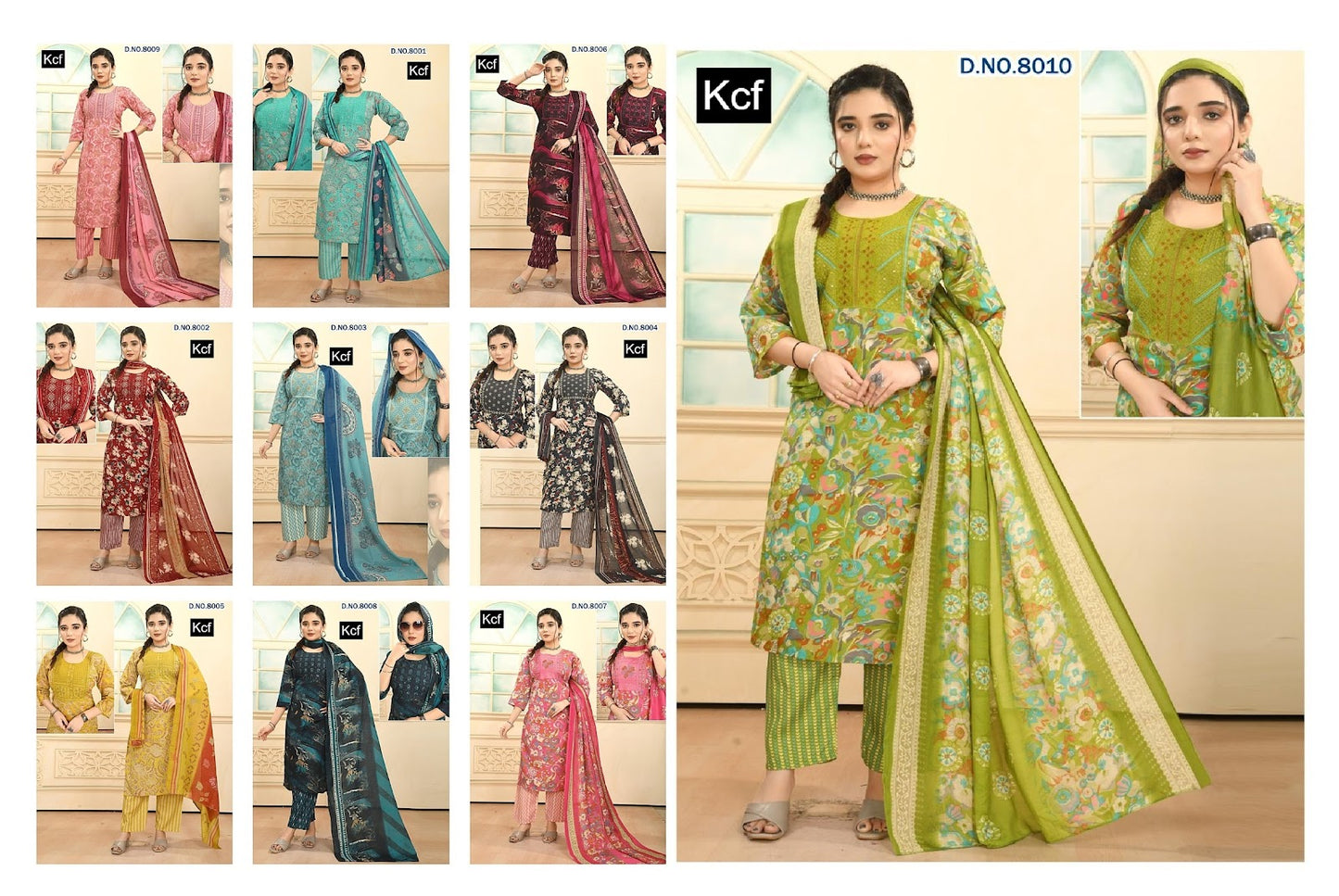 Pashmina Vol 8 Kcf Readymade Cotton Pant Suits Exporter Gujarat