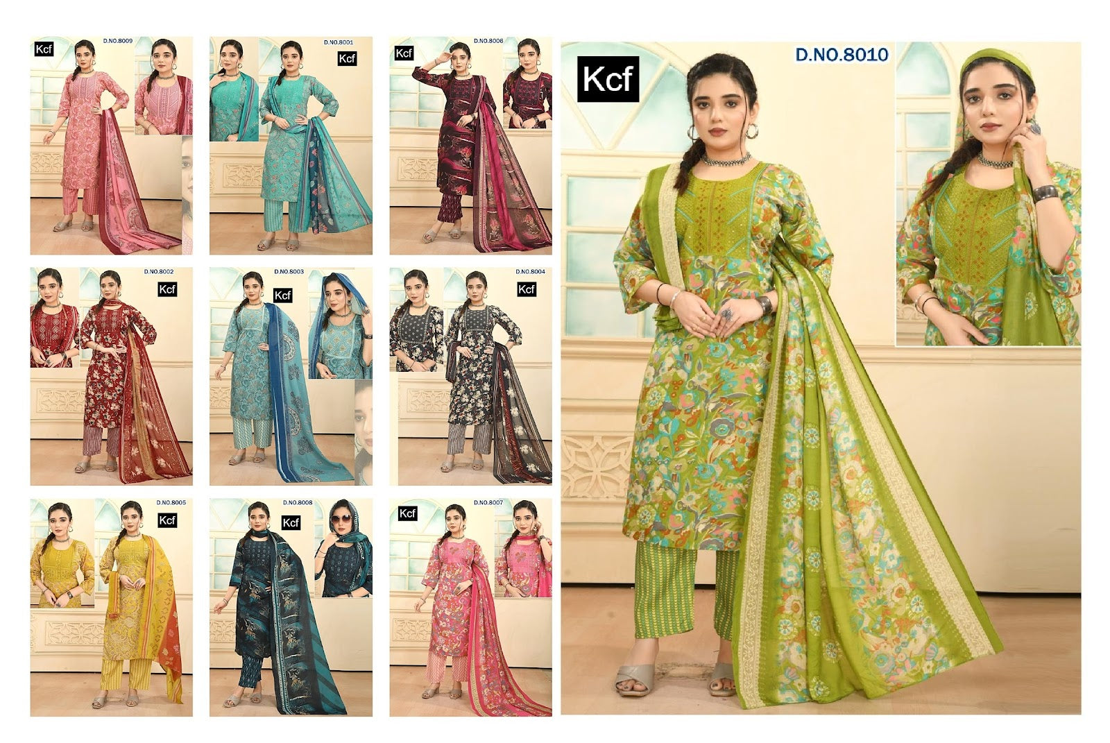 Pashmina Vol 8 Kcf Readymade Cotton Pant Suits Exporter Gujarat