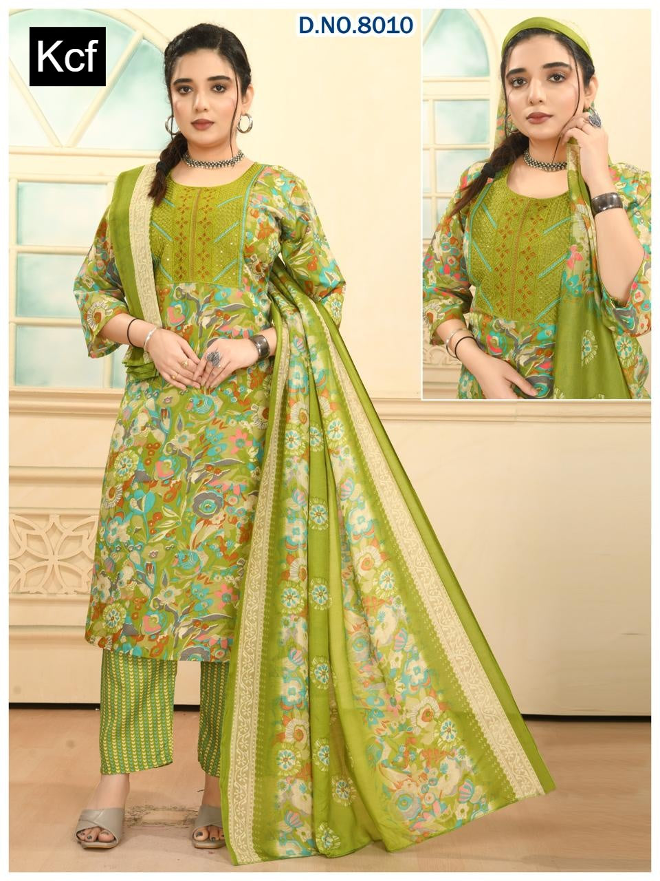 Pashmina Vol 8 Kcf Readymade Cotton Pant Suits Exporter Gujarat