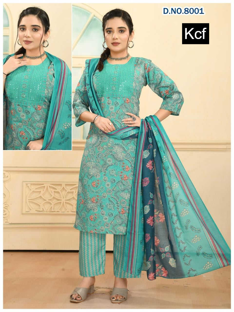 Pashmina Vol 8 Kcf Readymade Cotton Pant Suits Exporter Gujarat