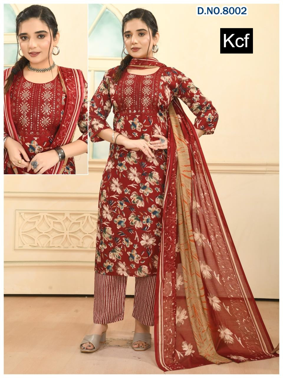 Pashmina Vol 8 Kcf Readymade Cotton Pant Suits Exporter Gujarat